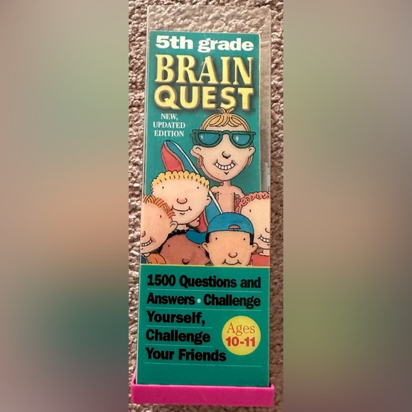 Brain Quest 5th Grade 1,500 Questions and Answers Challenge Yourself Ages 10-11 - Picture 4 of 16